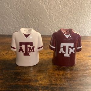 Vintage Texas A&M Football Jersey Salt and Pepper shaker set